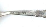 Kaffeskedar, 5 st, silver, ''Rosen''.