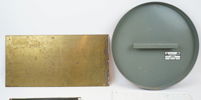 Skyltar, 7 st, plast/metall.