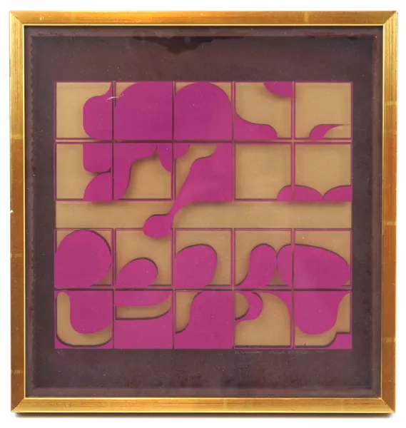Beck och Ljung, multipel, signerad, 1969.