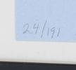 Curt Hillfon, litografi nr 24/191, monogramsignerad.