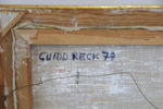 Guido Reck, olja på duk, signerad, daterad 79.