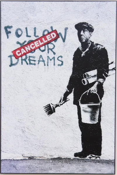 Banksy, poster.