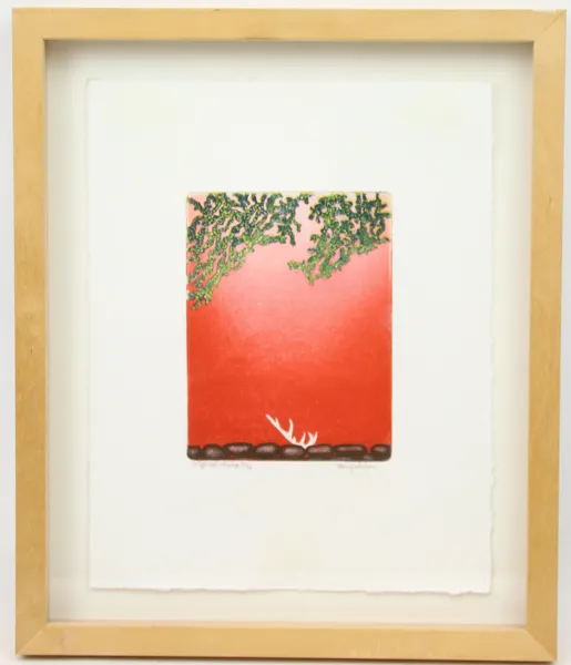 Hans Johnfors, "Över röset", originaletsning 97/00, signerad.