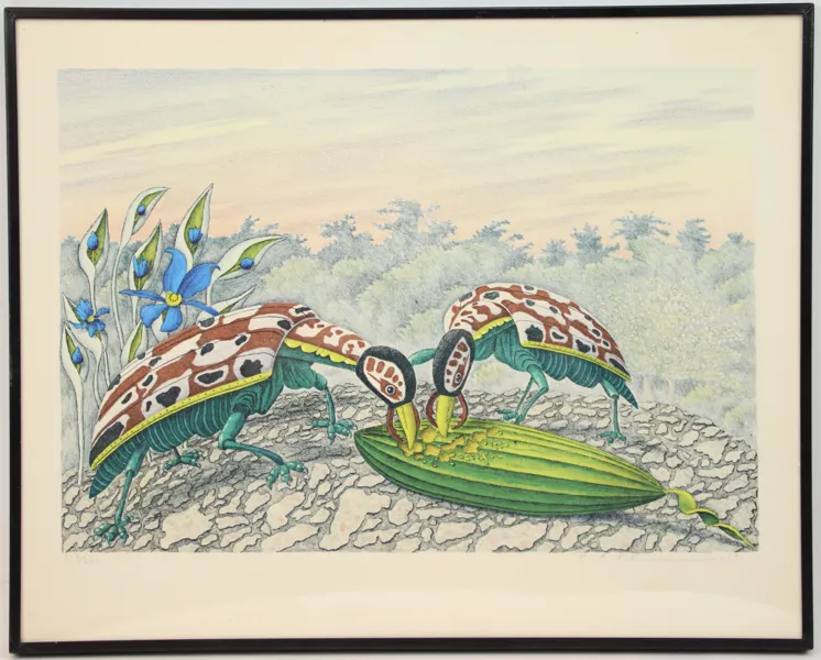 Karl Axel Pehrson, litografi 366/385, signerad, 1979.