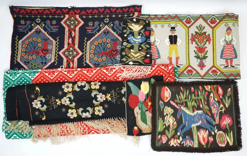 Allmogetextil, 6 delar.