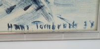 Hans Tombrock, blandteknik, signerad.