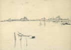 Axel Fridell, etsning, signerad.