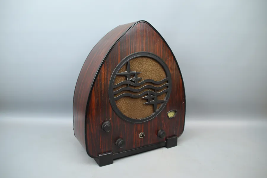 Rörradio, Philips 930A, bakelit, 1930-tal.