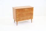 Byrå, 3 lådor, teak.