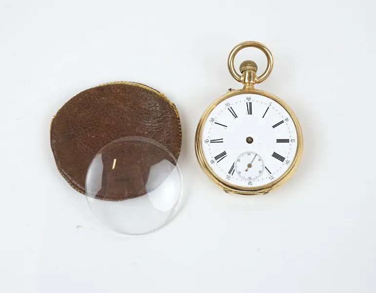 Fickur, 18K guld.