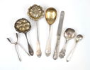 Serveringsbestick, 7 st, silver 813, Finland.