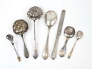 Serveringsbestick, 7 st, silver 813, Finland.