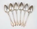 Matskedar, 6 st, silver 813, Finland.