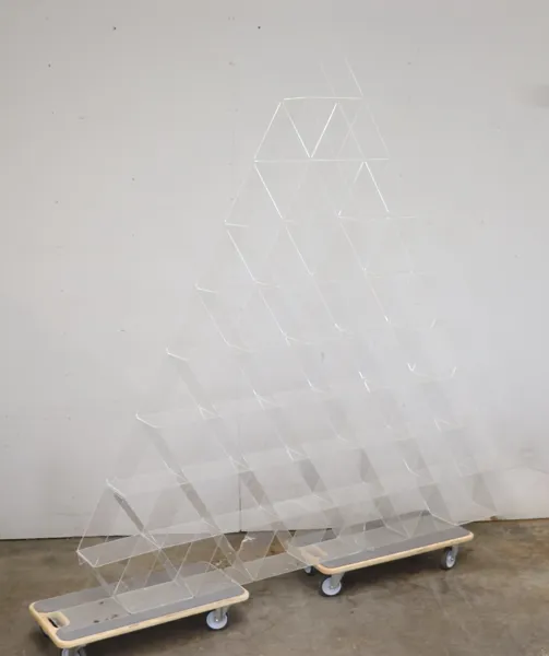 Birgitta Westberg Dahlström, skulptur, plexiglas.