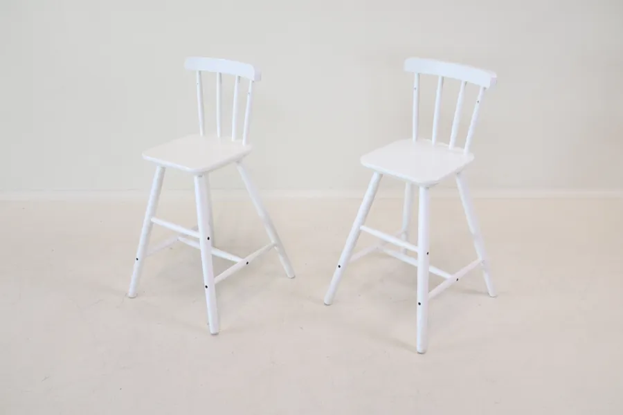Barnstolar, ett par, trä, "Agam", IKEA.