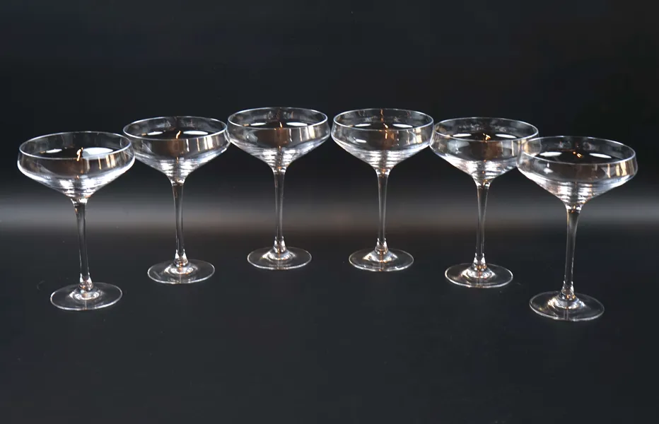Champagnecoupeglas, 6 st, Chef & Sommelier.
