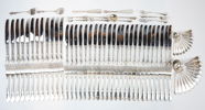 Bestickservis, 109 delar, nysilver, ''Eva''.