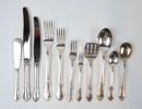 Bestickservis, 109 delar, nysilver, ''Eva''.