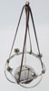 Maria Bernsten, ljusstake, rostfritt stål/läder, ''Season'', Georg Jensen, Danmark.