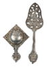 Tesil och tårtspade, silver 830.