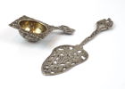 Tesil och tårtspade, silver 830.