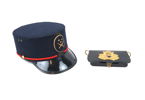 Uniformsmössa och kartuschlåda, Sverige.