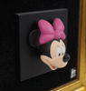 Joakim Lindstrup, Musse och Mimmi Pigg, väggrelief, 2 st, Jie Art Disney Collection.