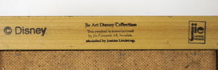 Joakim Lindstrup, Musse och Mimmi Pigg, väggrelief, 2 st, Jie Art Disney Collection.