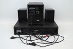 VHS-spelare, Panasonic Superdrive NV-SD230, samt 3 st högtalare, Matsui.