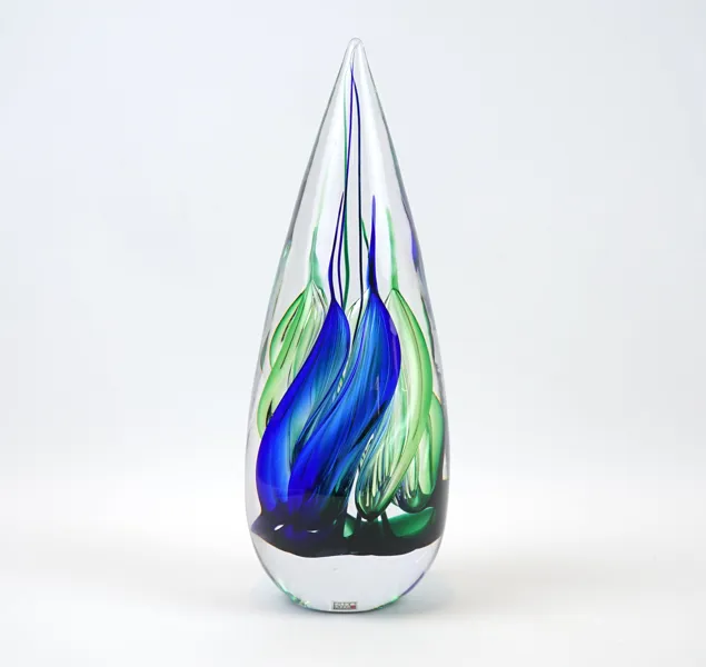 Hanne Dreutler, glasskulptur, Studio Åhus, signerad.
