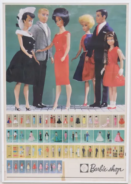 Affisch, NK Barbie Shop.
