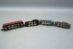 Märklin, räls, vagnar, lok m.m, ett parti.