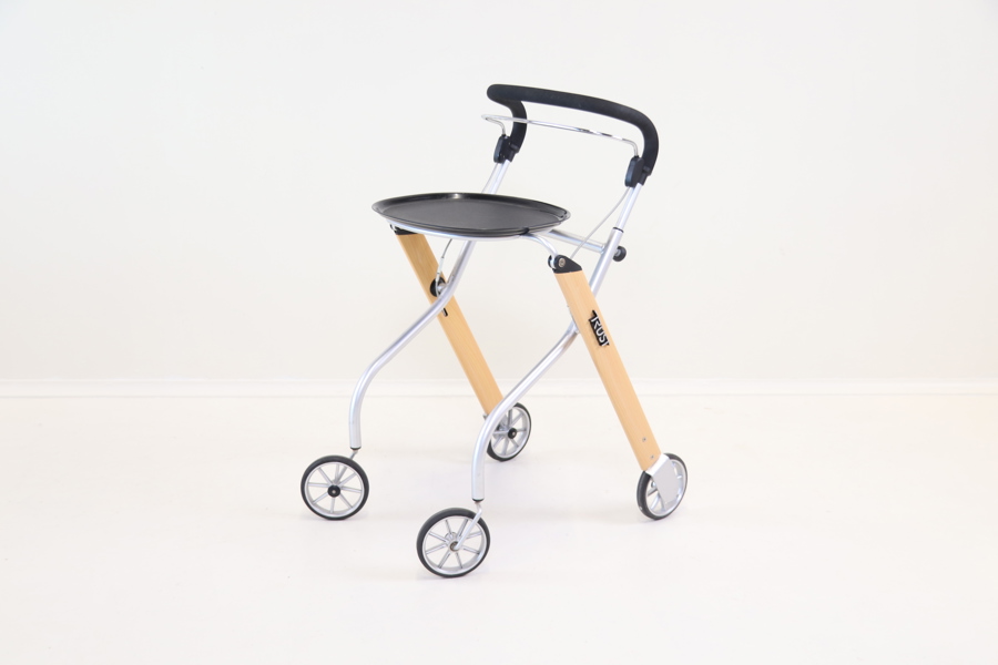 Inomhusrollator, höj/sänkbart handtag, TrustCare.