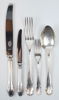 Bestickservisdelar, 50 st, silver, ''Haga''.