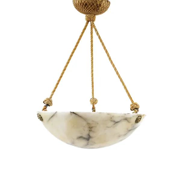 Taklampa, alabaster.