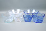Ulrica Hydman Vallien, skålar, 6 st, glas, ''Mine'', Kosta.