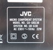 Stereo, JVC CA-UXG 38.