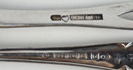 Skedar, 2 st, silver.