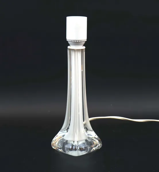 Bordslampa, glas, Flygfors.