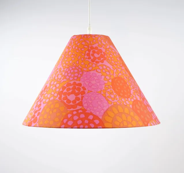 Uno & Östen Kristianson, taklampa, textil/plast, Luxus, Vittsjö.