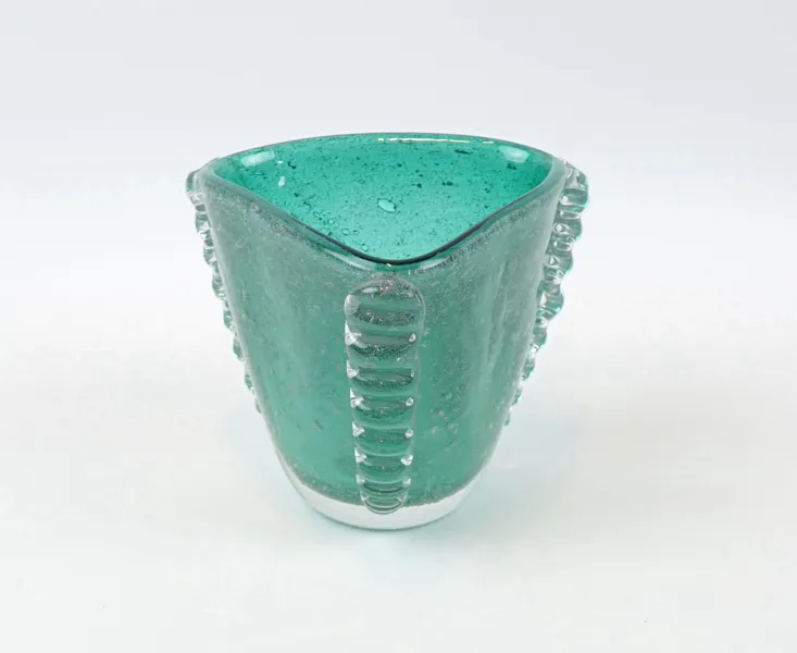 Willem de Moor, skål, glas, Flygfors, signerad, 1940-tal.