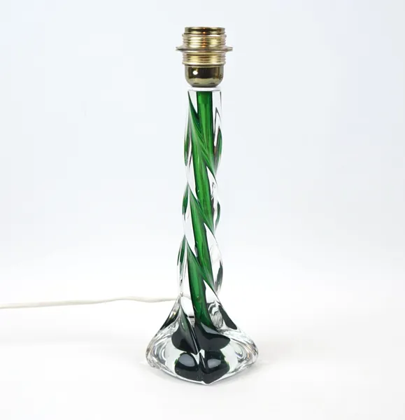Bordslampa, glas, Flygsfors.