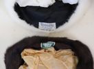 Pälskappa, mink Öbergs Päls, samt 3 accessoarer, päls.