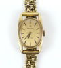 Omega De Ville, armbandsur, dam, 18K guld, manuell, med x-flätad länk 18K guld, 1960/70-tal.
