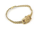 Omega De Ville, armbandsur, dam, 18K guld, manuell, med x-flätad länk 18K guld, 1960/70-tal.