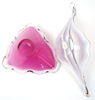 Paul Kedelv, skålar, 2 st, konstglas, ''Coquille'', Flygsfors, signerade.
