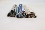 Trasmattor, 3 st, textil.