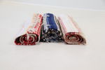 Trasmattor, 3 st, textil.