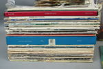 LP-skivor, singlar och CD-skivor, ett parti, bl.a Beatles och Janis Joplin.