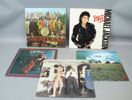 LP-skivor, singlar och CD-skivor, ett parti, bl.a Beatles och Janis Joplin.